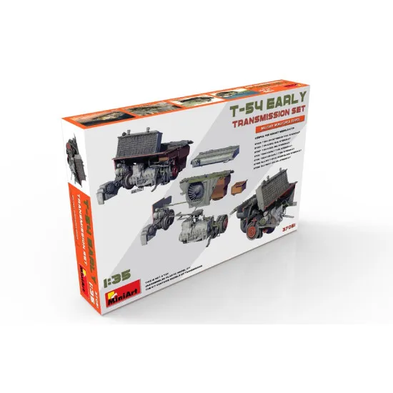 Miniart 37051 - 1/35 T-54 Early Transmission set scale model kit Military