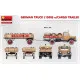 Miniart 38023 - 1/35 German Truck L1500S W/Cargo trailer scale model Miniatures