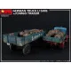 Miniart 38023 - 1/35 German Truck L1500S W/Cargo trailer scale model Miniatures