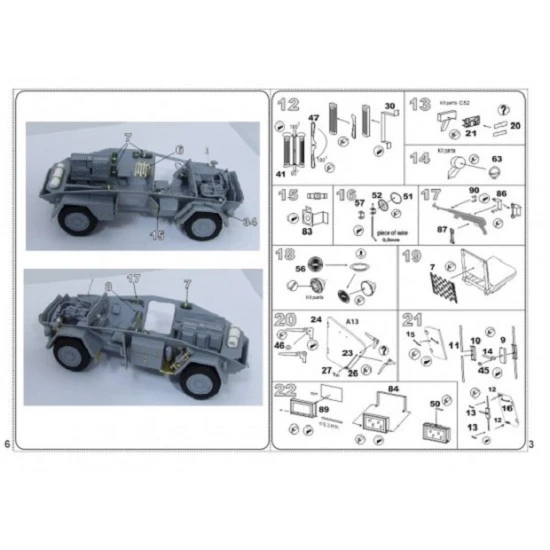 Vmodels 35058 - 1/35 - Sd.Kfz.247 Ausf.B German military vehicle of World War 2