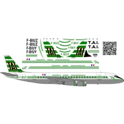 BSmodelle 100492 - 1/100 Douglas DC-8 T.A.I. decal for aircraft model scale kit