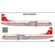 BSmodelle 100520 - 1/100 Ilyushin Il-18 Interflug decal for aircraft model scale
