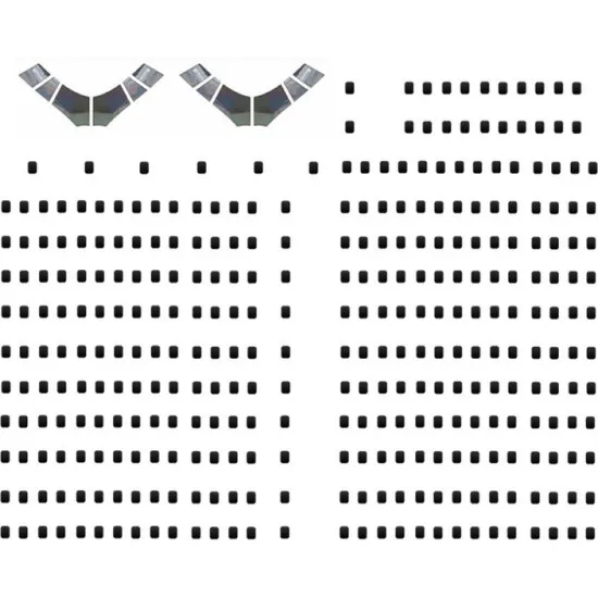 BSmodelle 100021_1 - 1/100 Boeing 747 windows decal for aircraft model scale kit