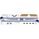 BSmodelle 100031_1 - 1/100 Boeing 727 Belgische Luchtmacht decal for aircraft