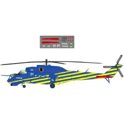 BSmodelle 48002 - 1/48 Mil M-24P AVIAKON decal for Helicopter model scale kit