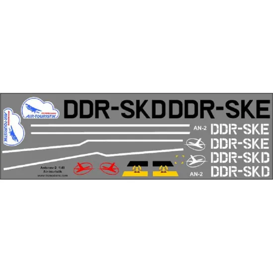 BSmodelle 480431 - 1/48 Antonov An-2 Interflug decal for aircraft model scale