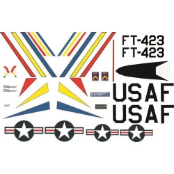 BSmodelle 480524 - 1/48 Lockheed f80 USAF decal for aircraft model scale kit