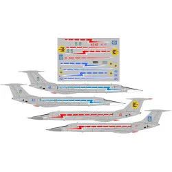 BSmodelle 72081 - 1/72 Tupolev-134UBL Ukraine AF decal for aircraft model scale