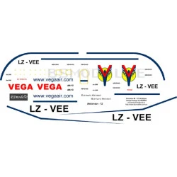 BSmodelle 72047 - 1/72 Antonov An-12 VEGA decal for aircraft model scale kit