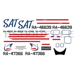 BSmodelle 72057 - 1/72 Antonov An-24 SAT decal for aircraft model scale kit