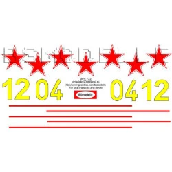 BSmodelle 72064 - 1/72 Beriev Be-6 USSR AF decal for aircraft scale model kit