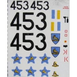 BSmodelle 7200024 - 1/72 EE Canberra B(I)8/12 decal for aircraft scale model kit