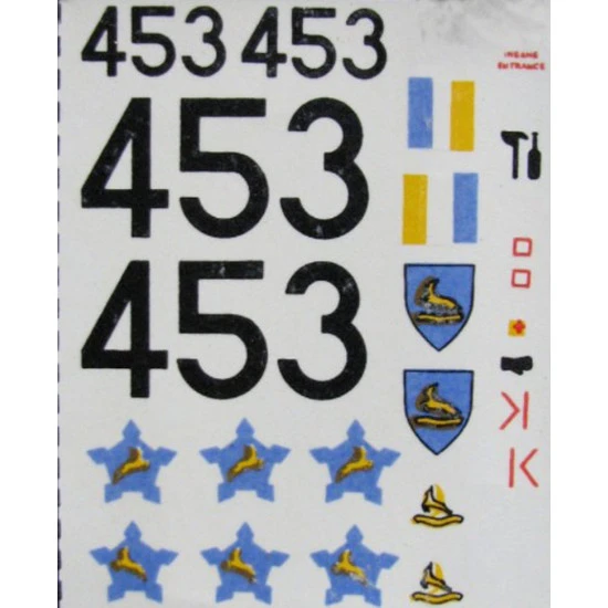 BSmodelle 7200024 - 1/72 EE Canberra B(I)8/12 decal for aircraft scale model kit