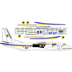 BSmodelle 720282 - 1/72 Antonov An-26 07 Blue decal for aircraft scale model