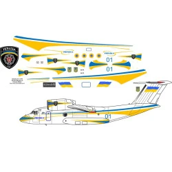 BSmodelle 720307 - 1/72 Antonov An-74 Ukraine Ministry of Internal Affairs decal