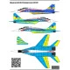 BSmodelle 720364 - 1/72 Mikoyan Gurevitch Mig-29 Ukrainian Falcons decal model BSmodelle 720364 - 1/72 Mikoyan Gurevitch Mig-29 Ukrainian Falcons decal model