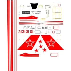 BSmodelle 720395 - 1/72 Tupolev Tu-134 USSR AF decal for aircraft model scale