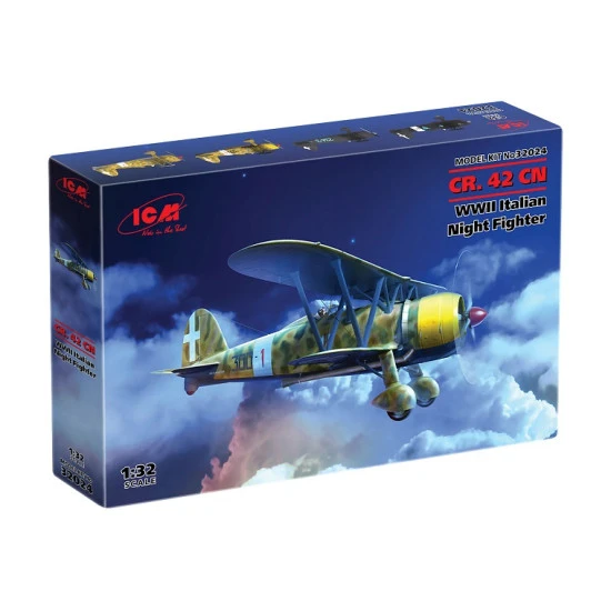ICM 32024 - 1/32 - CR. 42CN, WWII Italian Night Fighter scale model plastic kit