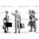 ICM 35905 - 1/35 Chernobyl5 Evacuation (4 adults, 1 child and luggage) model
