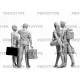 ICM 35905 - 1/35 Chernobyl5 Evacuation (4 adults, 1 child and luggage) model