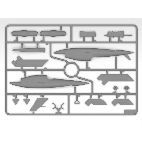 ICM 48401 - 1/48 BQM-34A (Q-2C) Firebee with trailer model scale plastic kit