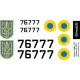 BSmodelle 720427 - 1/72 Ilyushin Il-76 Ukraine AF 76777 decal for aircraft model