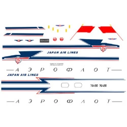 BSmodelle 720433 - 1/72 Tupolev Tu-114 Aeroflot 70th decal scale for aircraft