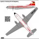 BSmodelle 720434 - 1/72 ILyusin Il-14P INTERFLUG decal scale for aircraft model