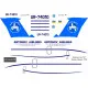 BSmodelle 720454 - 1/72 Antonov An-74 Antonov Airlines decal for aircraft model