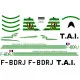 BSmodelle 720464 - 1/72 Douglas DC-4 TAI scale decal for aircraft plastic model
