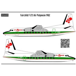 BSmodelle 720488 - 1/72 Fairchild F27 Air Polynesie scale decal for aircraft kit