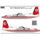 BSmodelle 720499 - 1/72 Fokker F27 Malasian Airline System scale decal aircraft