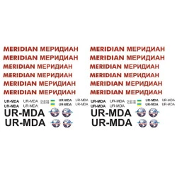 BSmodelle 720525 - 1/72 Antonov An-26-100 Meridian decal for aircraft scale kit