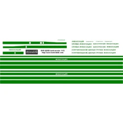 BSmodelle 43323 - 1/43 RAF-22038 bank service decal for aircraft model plastic