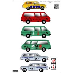 BSmodelle 43534_2 - 1/43 GAZ 24-02, Moscvich 434 Soyuzmultfilm V2.0 decal scale