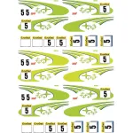 BSmodelle 24001 - 1/24 Subaru Impreza rally team decal scale for aircraft model