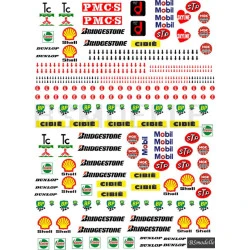 BSmodelle 24002 - 1/24 LOGO decal scale for aircraft plastic model kit