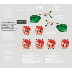 BSmodelle 32003 - 1/32 Artwork by Alex Roziuk Produced by Bsmodelle Sherman & KV