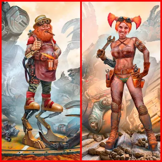 Us Stock Bundle Lot Of Strange Companys Episode Iv Series 2 Plastic Kit 1/24 Master Box