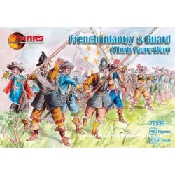 Us Stock French Infantry And Guard 1/72 Mars Figures 72039