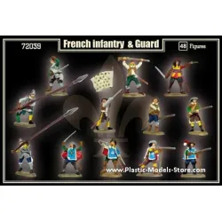 Us Stock French Infantry And Guard 1/72 Mars Figures 72039