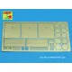 Side fuel tanks and smoke cannisters for T-34 & IS-2 WWII Photo-Etched set 1/35 Aber 35A046