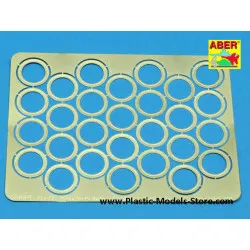 Rings between road wheels for Pz.III & Stug.III photo-etched set 1/35 Aber 35A052