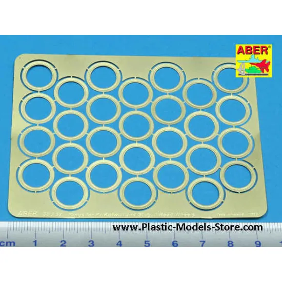 Rings between road wheels for Pz.III & Stug.III photo-etched set 1/35 Aber 35A052