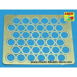 Rings between road wheels for Pz.IV photo-etched set 1/35 Aber 35A053