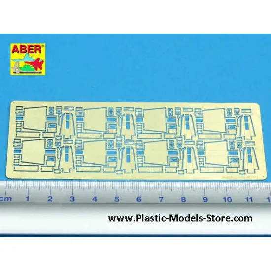 Ammo boxes for German MG 34 & MG 42 PE set 1/35 Aber 35A071 Ammo boxes for German MG 34 & MG 42 PE set 1/35 Aber 35A071