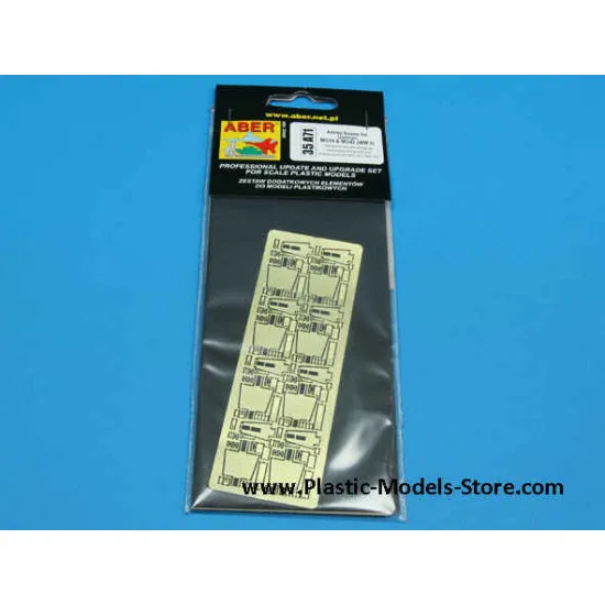 Ammo boxes for German MG 34 & MG 42 PE set 1/35 Aber 35A071 Ammo boxes for German MG 34 & MG 42 PE set 1/35 Aber 35A071