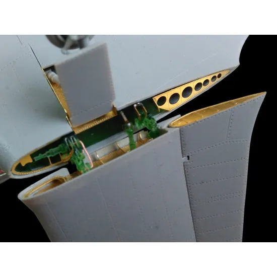 Metallic Details MDR4874 - 1/48 F9F-2 Panther Wing folding mechanism (Trumpeter)