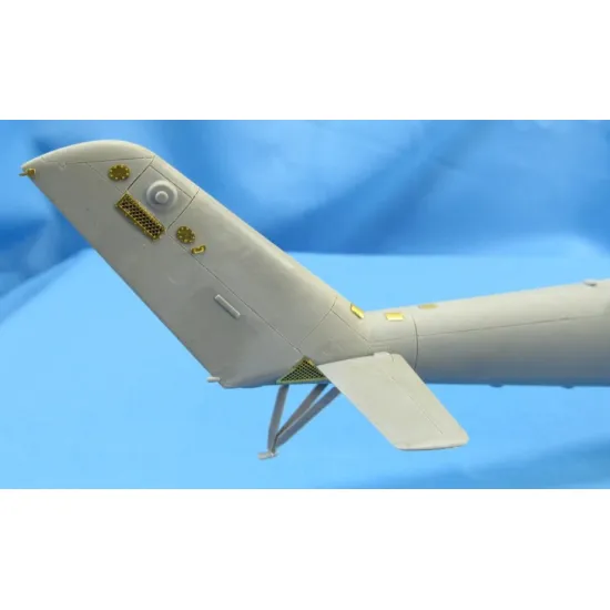 Us Stock Metallic Details Mdr4878 - 1/48 Mi-24. Exterior Zvezda Scale Model Kit