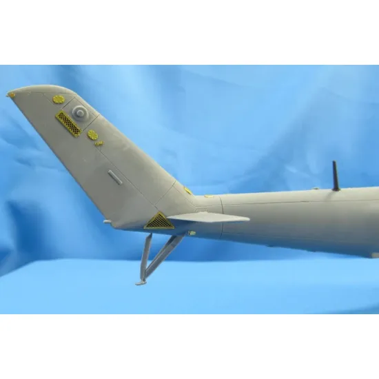 Us Stock Metallic Details Mdr4878 - 1/48 Mi-24. Exterior Zvezda Scale Model Kit